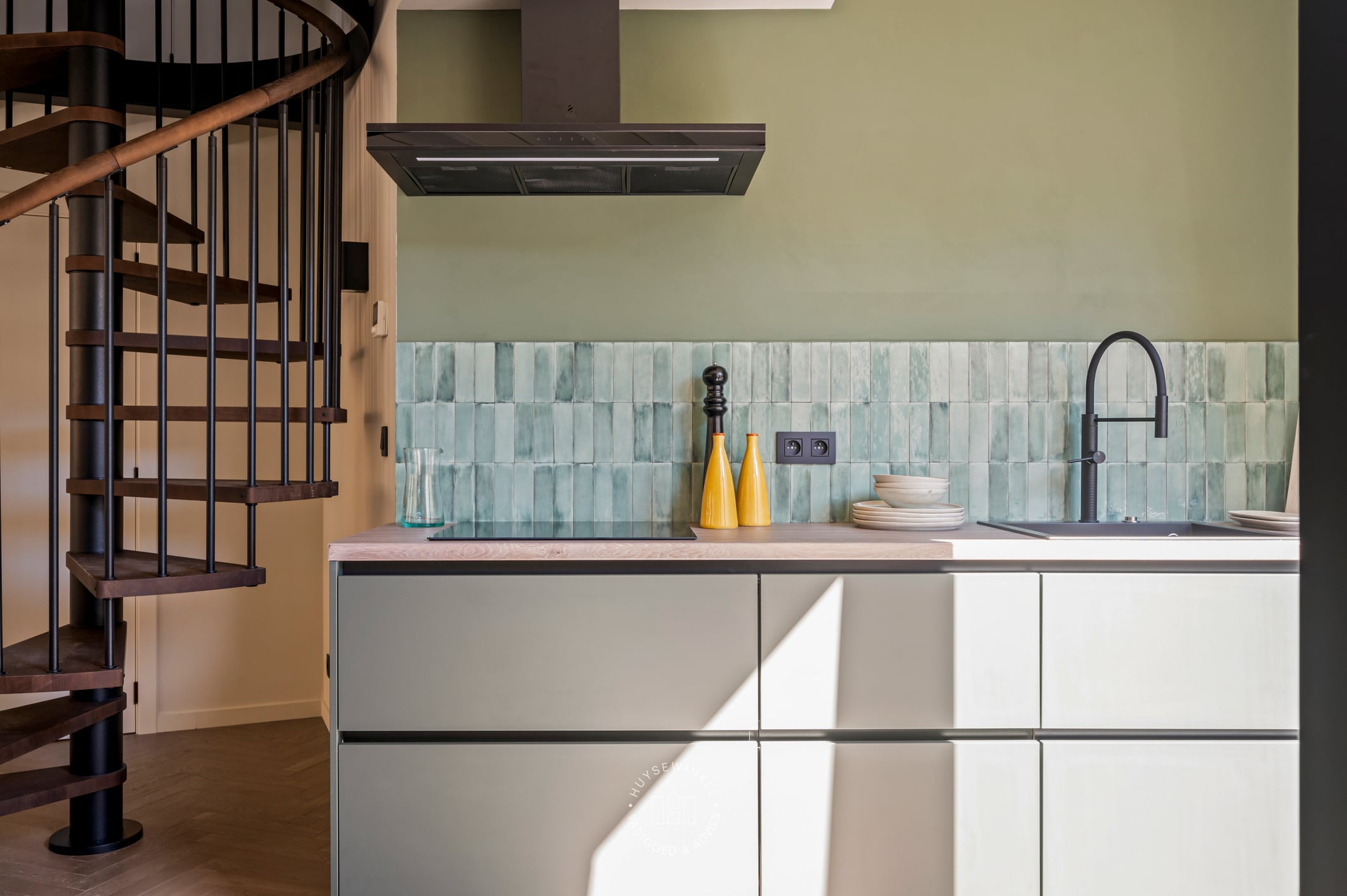 Stadswoning Tinnenpotstraat - Eetkamer